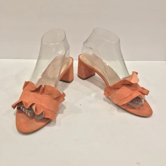 LOEFFLER RANDALL SUEDE HEELS - Picture 3 of 9